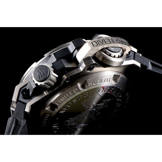 Hublot-King Power OceanGraphic 4000 TI/RU Blk/Green V6F A7750