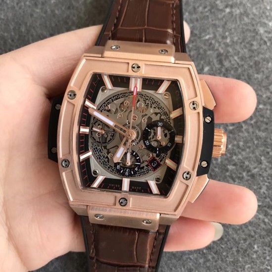 Spirit of Big Bang Chrono 45mm TI/RU Skeleton Dial BBF A7750 Mod