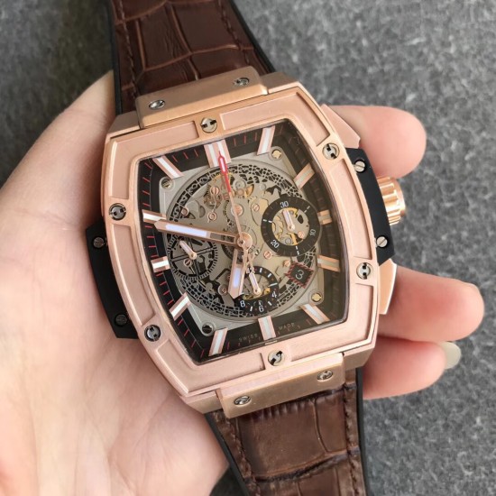 Spirit of Big Bang Chrono 45mm TI/RU Skeleton Dial BBF A7750 Mod