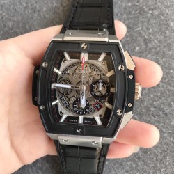 Spirit of Big Bang Chrono 45mm TI/LE Skeleton Dial BBF A7750 Mod