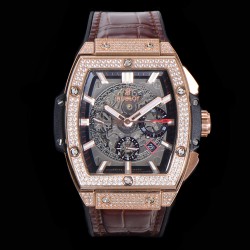 Spirit Of Big Bang 45mm Dia RG/RU Skeleton Dial BLSF HUB4700