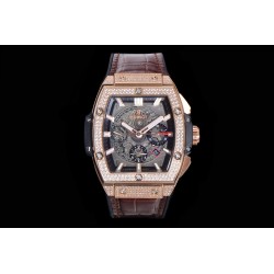 Spirit Of Big Bang 45mm Dia RG/RU Skeleton Dial BLSF HUB4700