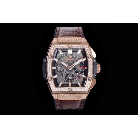 Spirit Of Big Bang 45mm Dia RG/RU Skeleton Dial BLSF HUB4700