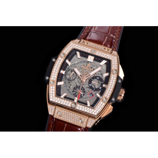 Spirit Of Big Bang 45mm Dia RG/RU Skeleton Dial BLSF HUB4700