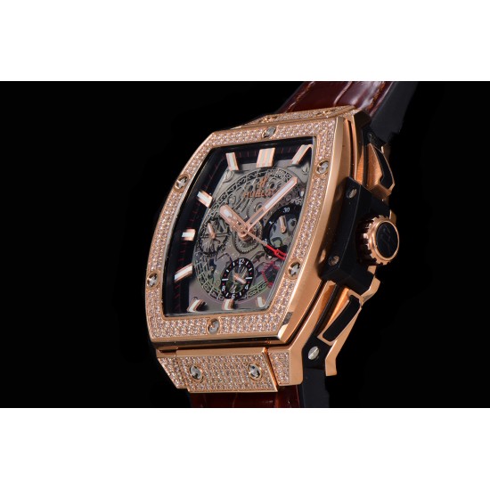 Spirit Of Big Bang 45mm Dia RG/RU Skeleton Dial BLSF HUB4700