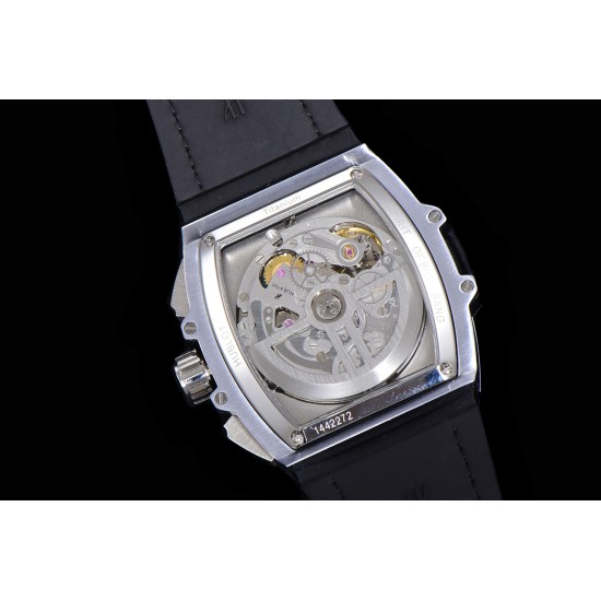 Spirit Of Big Bang 45mm Dia SS/RU Skeleton Dial BLSF HUB4700