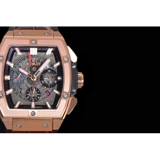 Spirit of Big Bang Chrono 45mm TI/RU Skeleton Dial BBF A7750 Mod