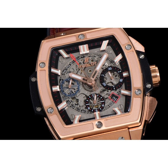 Spirit of Big Bang Chrono 45mm TI/RU Skeleton Dial BBF A7750 Mod