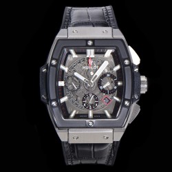 Spirit of Big Bang Chrono 45mm TI/LE Skeleton Dial BBF A7750 Mod