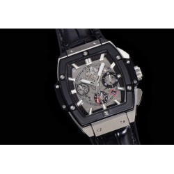 Spirit of Big Bang Chrono 45mm TI/LE Skeleton Dial BBF A7750 Mod