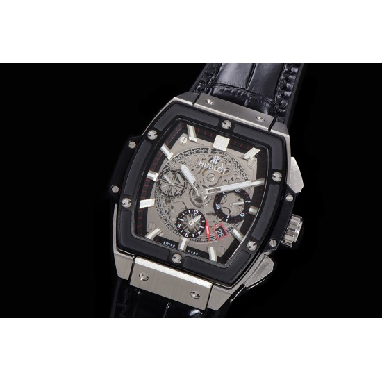 Spirit of Big Bang Chrono 45mm TI/LE Skeleton Dial BBF A7750 Mod