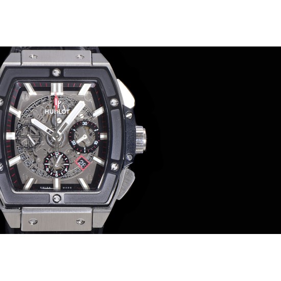 Spirit of Big Bang Chrono 45mm TI/LE Skeleton Dial BBF A7750 Mod