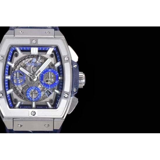 Spirit of Big Bang Chrono 45mm TI/LE Skeleton Dial BBF A7750 Mod