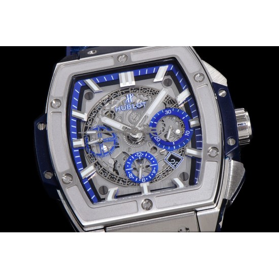 Spirit of Big Bang Chrono 45mm TI/LE Skeleton Dial BBF A7750 Mod