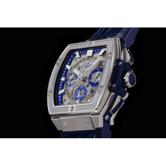 Spirit of Big Bang Chrono 45mm TI/LE Skeleton Dial BBF A7750 Mod
