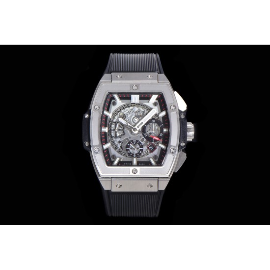 Spirit of Big Bang Chrono 45mm TI/LE Skeleton Dial BBF A7750 Mod