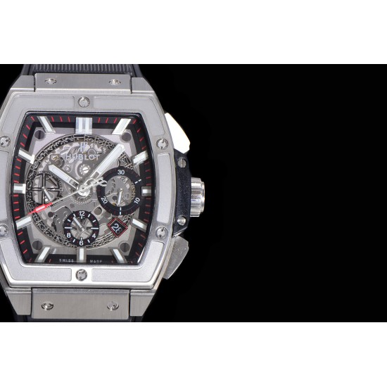 Spirit of Big Bang Chrono 45mm TI/LE Skeleton Dial BBF A7750 Mod