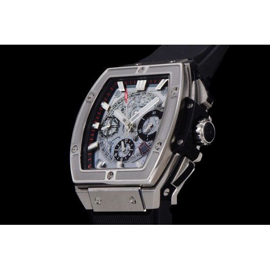 Spirit of Big Bang Chrono 45mm TI/LE Skeleton Dial BBF A7750 Mod