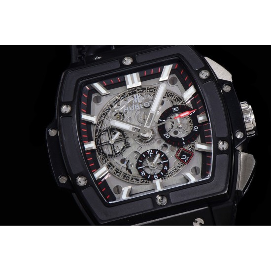 Spirit of Big Bang Chrono 45mm TI/RU Skeleton Dial BBF A7750 Mod