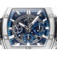 Spirit of Big Bang Chrono 42mm TI/RU Blue Skeleton Dial MSF A7750 Mod