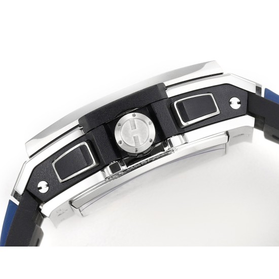 Spirit of Big Bang Chrono 42mm TI/RU Blue Skeleton Dial MSF A7750 Mod