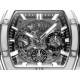Spirit of Big Bang Chrono 42mm TI/RU Black Skeleton Dial MSF A7750 Mod