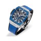 Spirit of Big Bang Chrono 42mm TI/RU Blue Skeleton Dial MSF A7750 Mod