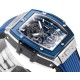 Spirit of Big Bang Chrono 42mm TI/RU Blue Skeleton Dial MSF A7750 Mod