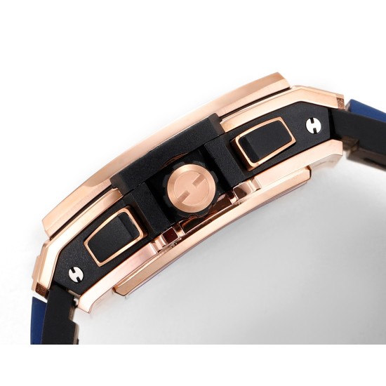 Spirit of Big Bang Chrono 42mm TI/RU Blue Skeleton Dial MSF A7750 Mod