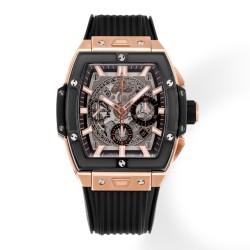 Spirit of Big Bang Chrono 42mm TI/RU Black Skeleton Dial MSF A7750 Mod