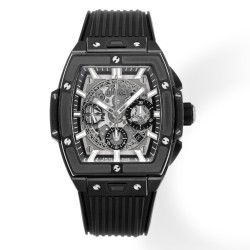 Spirit of Big Bang Chrono 42mm TI/RU Black Skeleton Dial MSF A7750 Mod