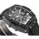 Spirit of Big Bang Chrono 42mm TI/RU Black Skeleton Dial MSF A7750 Mod