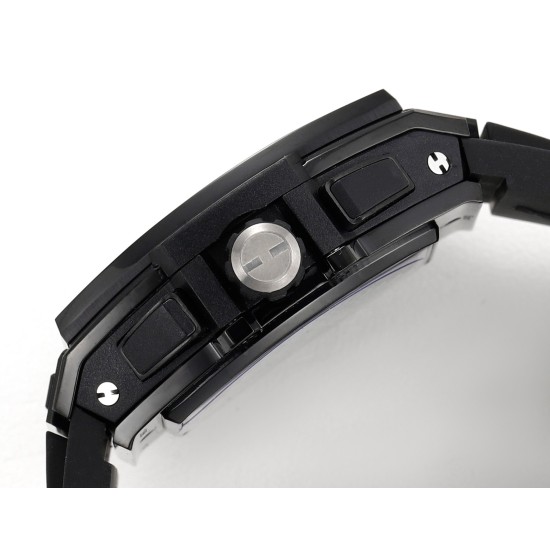 Spirit of Big Bang Chrono 42mm TI/RU Black Skeleton Dial MSF A7750 Mod