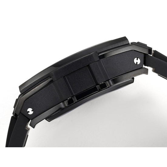 Spirit of Big Bang Chrono 42mm TI/RU Black Skeleton Dial MSF A7750 Mod