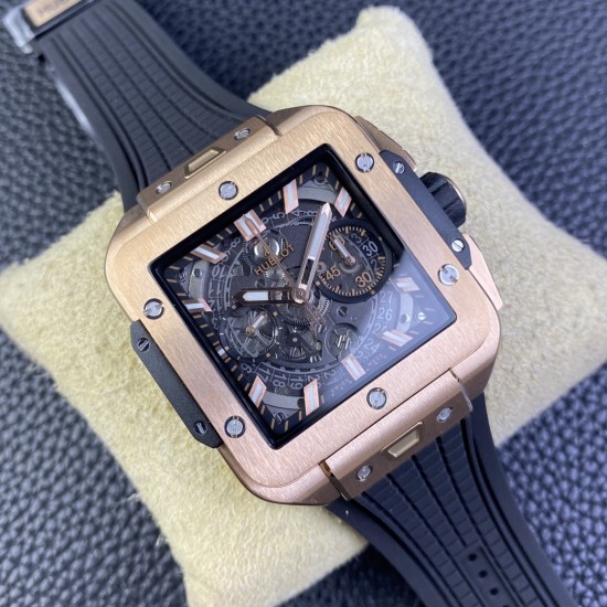 Hublot-Square Bang Unico 42mm RG/RU Skeleton Dial BBF HUB1280A