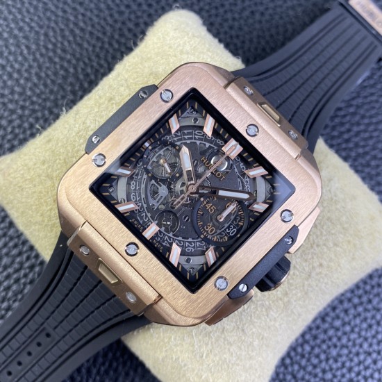 Hublot-Square Bang Unico 42mm RG/RU Skeleton Dial BBF HUB1280A