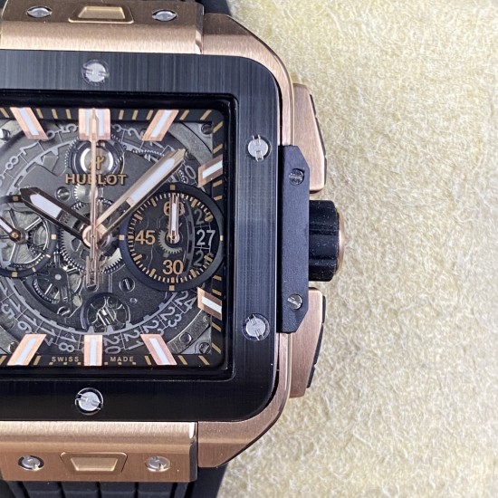 Hublot-Square Bang Unico 42mm RG/RU Skeleton Dial BBF HUB1280A
