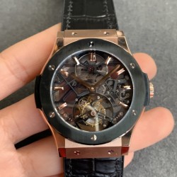Hublot-Classic Fusion Skeleton Tourbillon 45mm CER RG/LE/RU JBF