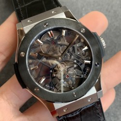 Hublot-Classic Fusion Skeleton Tourbillon 45mm CER SS/LE/RU JBF