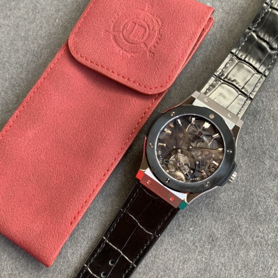Hublot-Classic Fusion Skeleton Tourbillon 45mm CER SS/LE/RU JBF
