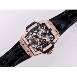 Hublot-MP06 Spirit of Big Bang RG/LE White Diam JBF Asia Tourbillon