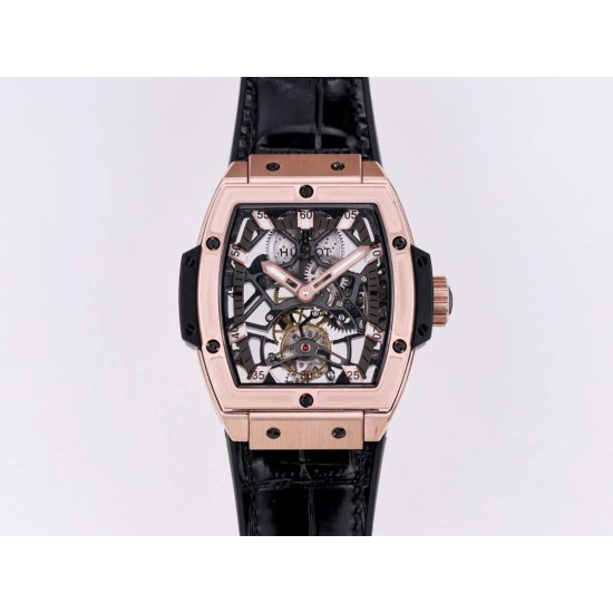 Hublot-MP06 Spirit of Big Bang RG/LE White JBF Asia Tourbillon