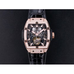 Hublot-MP06 Spirit of Big Bang RG/LE White Diam JBF Asia Tourbillon