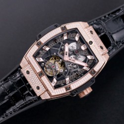 Hublot-MP06 Spirit of Big Bang RG/LE White Diam JBF Asia Tourbillon