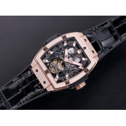 Hublot-MP06 Spirit of Big Bang RG/LE White Diam JBF Asia Tourbillon
