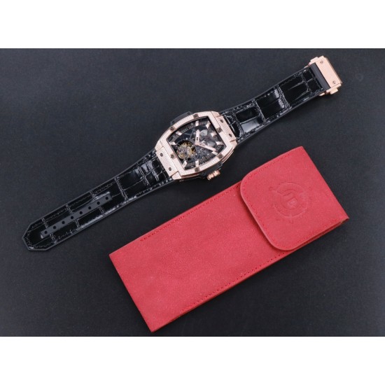 Hublot-MP06 Spirit of Big Bang RG/LE White Diam JBF Asia Tourbillon