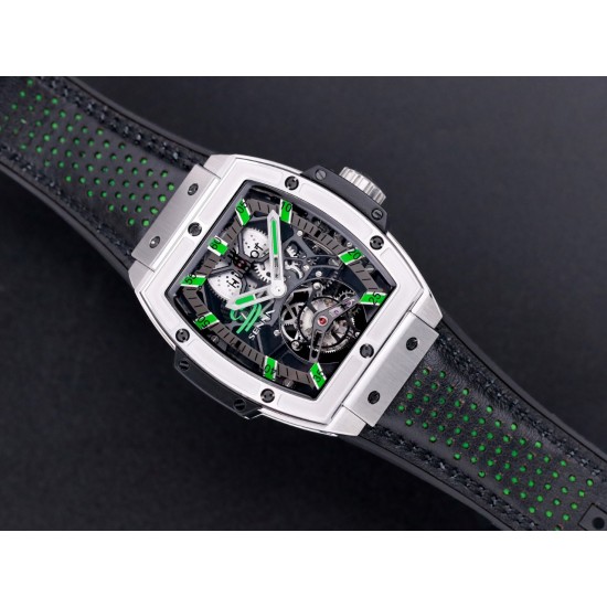 Hublot-MP06 Spirit of Big Bang SS/LE Green JBF Asia Tourbillon