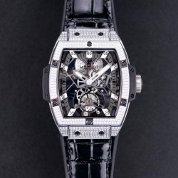Hublot-MP06 Spirit of Big Bang Dia Diam SS/LE Wht JBF Asia Tourbillon