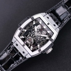 Hublot-MP06 Spirit of Big Bang Dia Diam SS/LE Wht JBF Asia Tourbillon