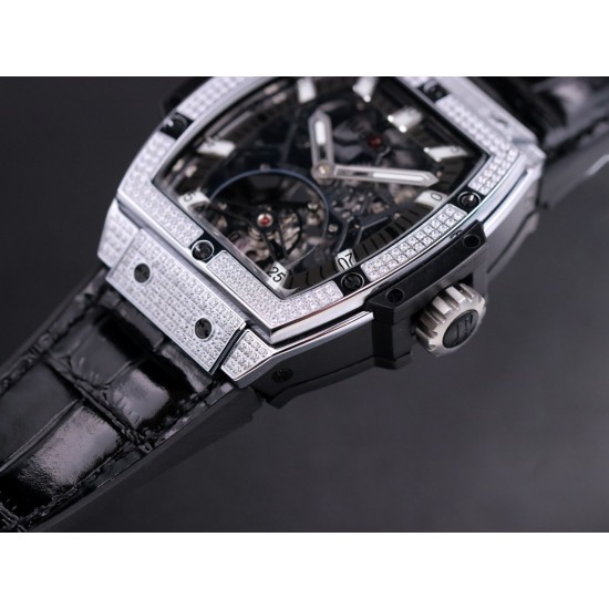 Hublot-MP06 Spirit of Big Bang Dia Diam SS/LE Wht JBF Asia Tourbillon